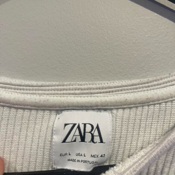 Zara Men's White T-shirt - Picture 3 of 4